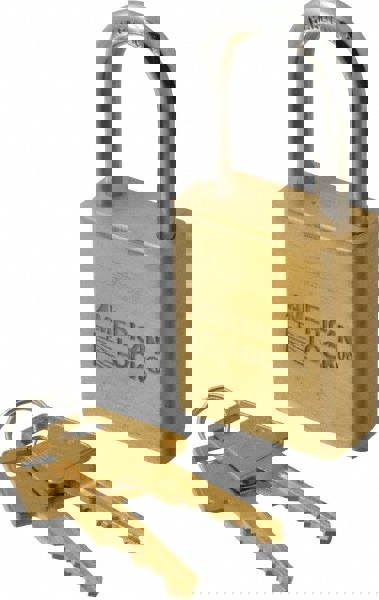 Padlock: Brass & Steel, Keyed Alike, 1-1